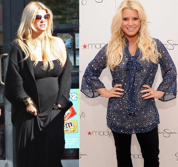 celebrity weight loss, Jessica simpson