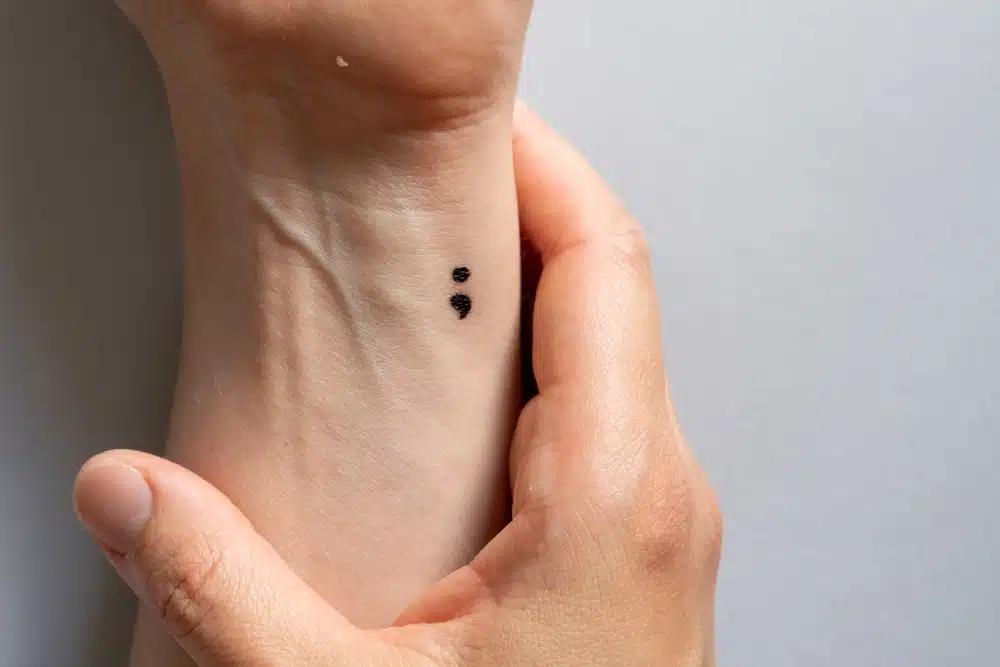 Semicolon Tattoos