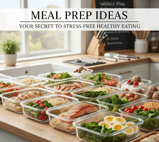 Image for Meal Prep Ideas: Your Healthy Diet Secret to Stress-Free Eating