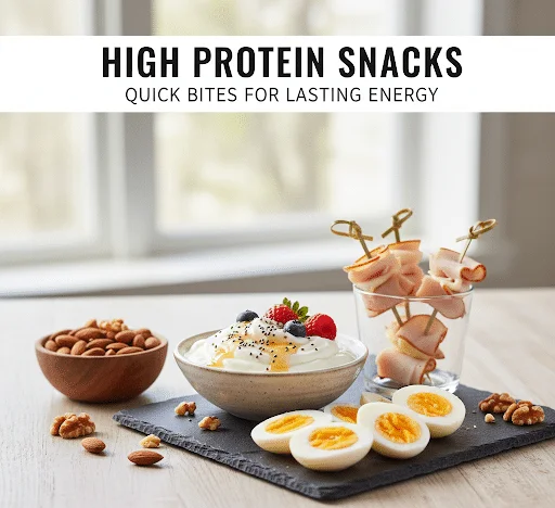Image for High Protein Snacks: Fast Food that Lasts Long